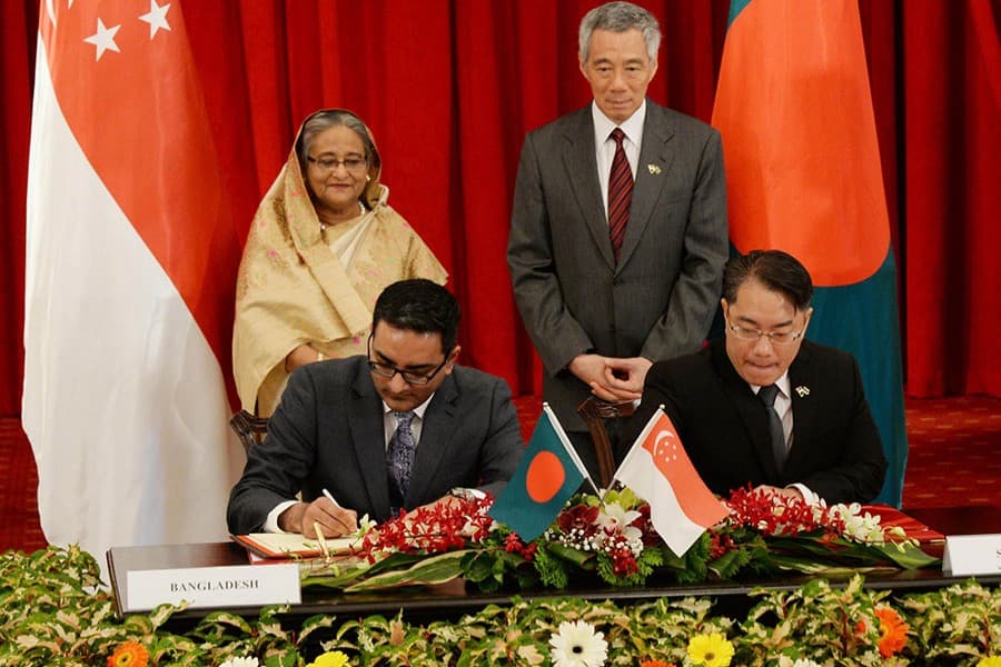 Bangladesh, Singapore ink MoUs on air service, PPP