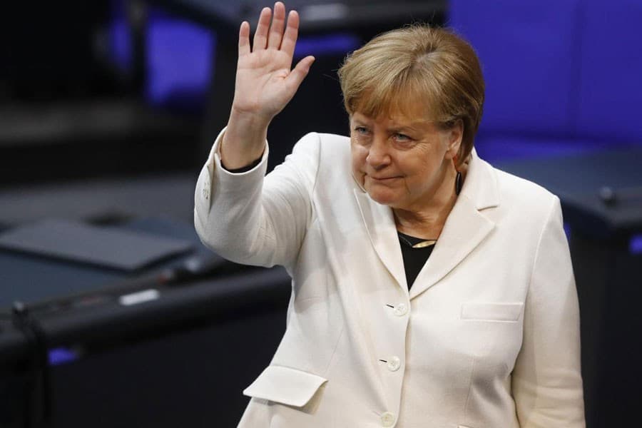 German parliament re-elects Merkel for fourth term