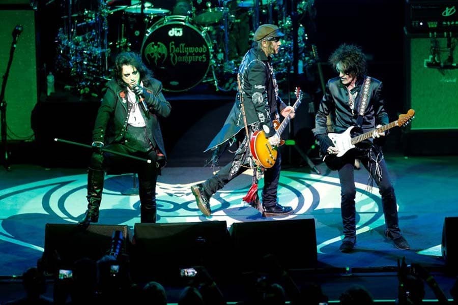 Alice Cooper, Johnny Depp, Joe Perry storm Montreux concert