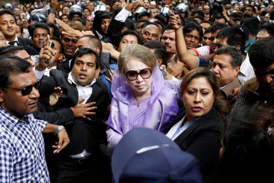 Khaleda files two bail petitions with judge court