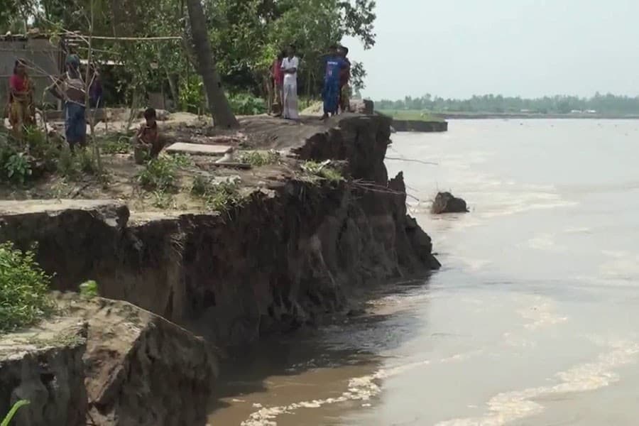 The scourge of river erosion