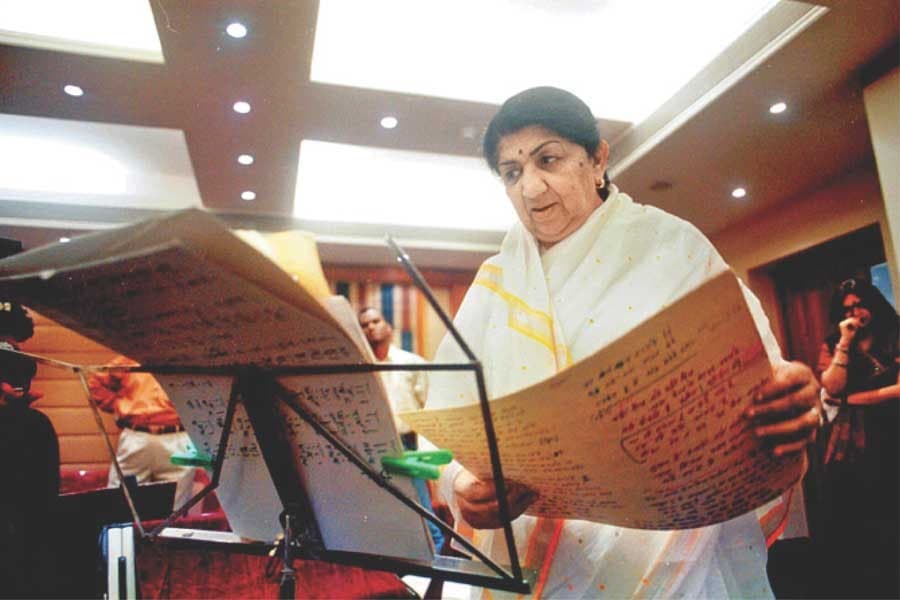 Happy birthday to Lata Mangeshkar