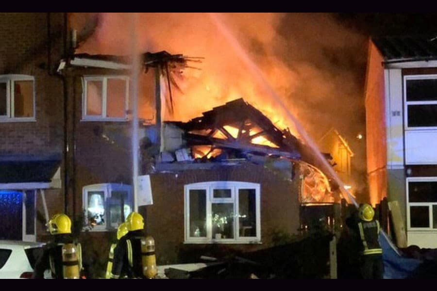 Woman dies in suspected gas explosion in London