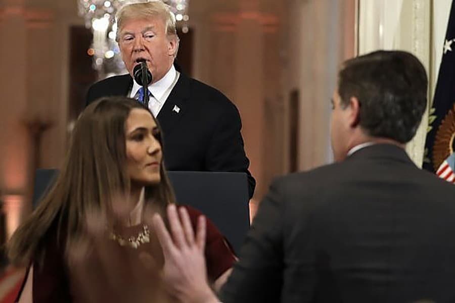 White House suspends credentials for CNN's Jim Acosta