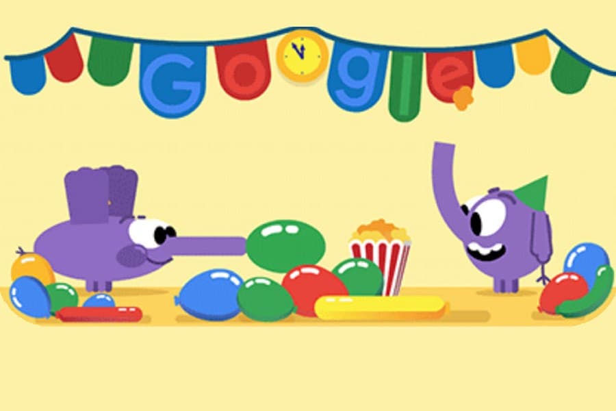 Google celebrates New Year’s Eve with a doodle