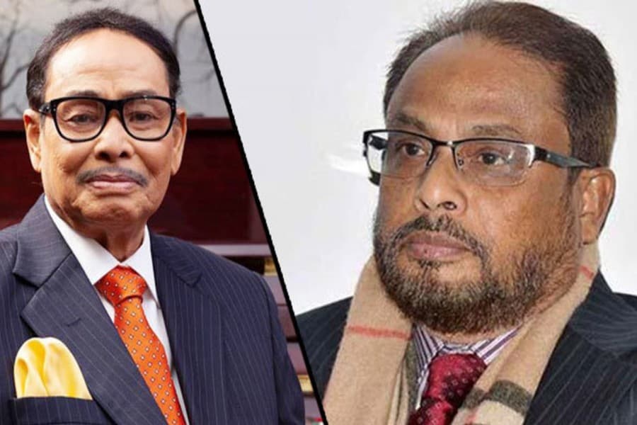 Ailing Ershad names brother GM Quader as acting chief of Jatiya Party