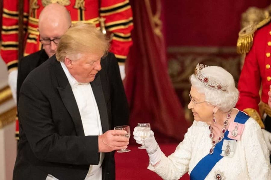 Trump's UK visit turns to Brexit and Huawei as protests planned in London
