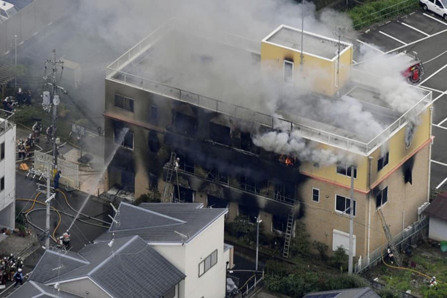 More than 10 feared dead in suspected Japan animation studio arson
