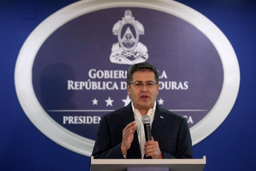 Honduran president denies links to drug trafficking