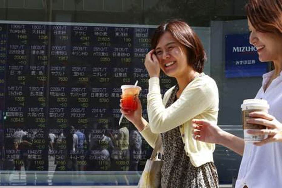 Asian shares rise amid optimism about Hong Kong
