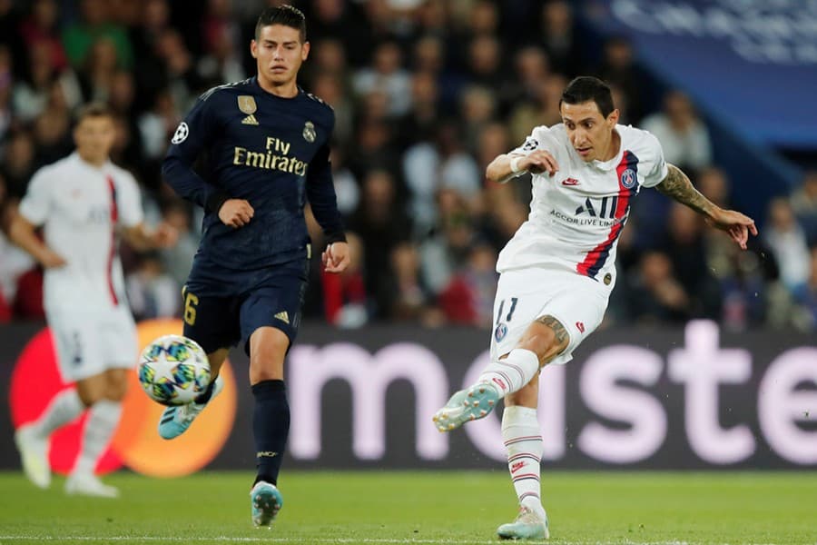Clinical Di Maria helps PSG thump Real Madrid