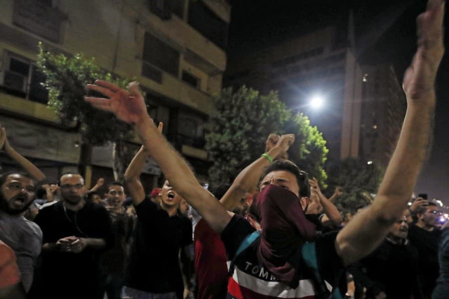 Rare protests in Egypt after online call for dissent