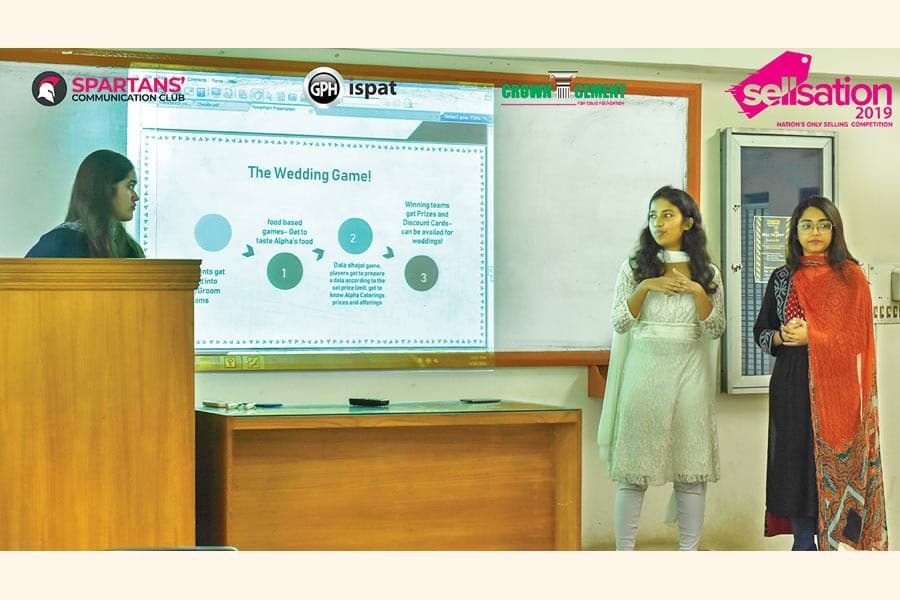 Contest puts sales skills of undergrads to test