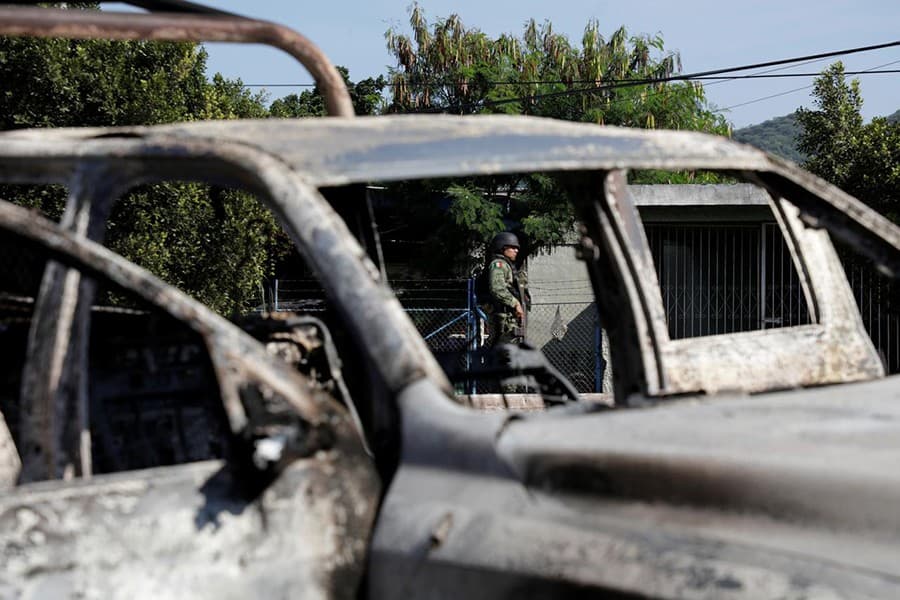 More than a dozen police killed in ambush in Mexican state