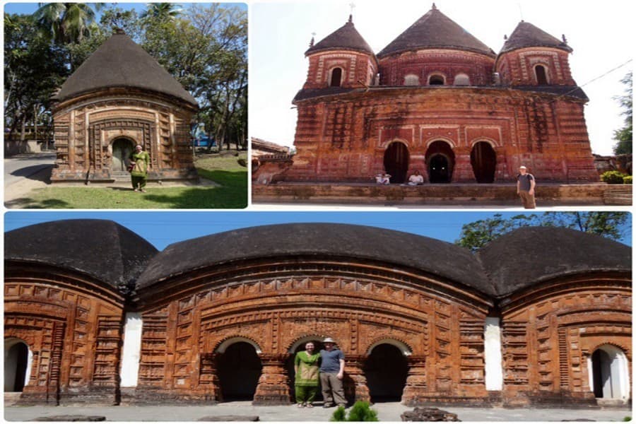 Govinda Mandir - an ornamented terracotta temple at Puthia