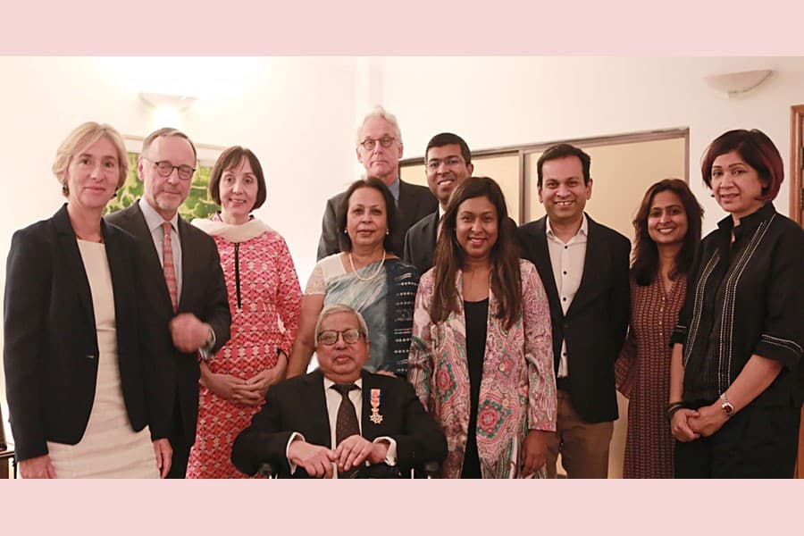 Fazle Hasan Abed honoured with Dutch Knighthood