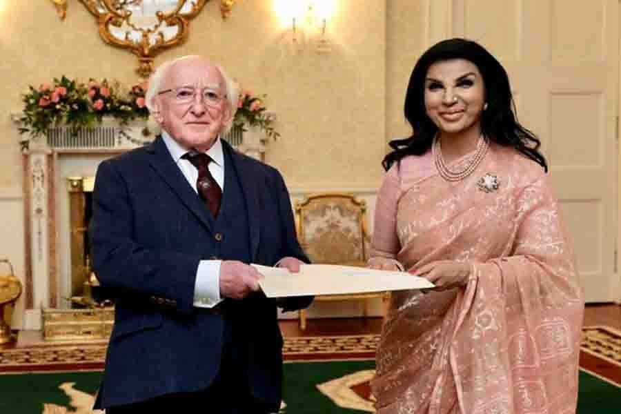Tasneem invites Irish President to open embassy in Bangladesh