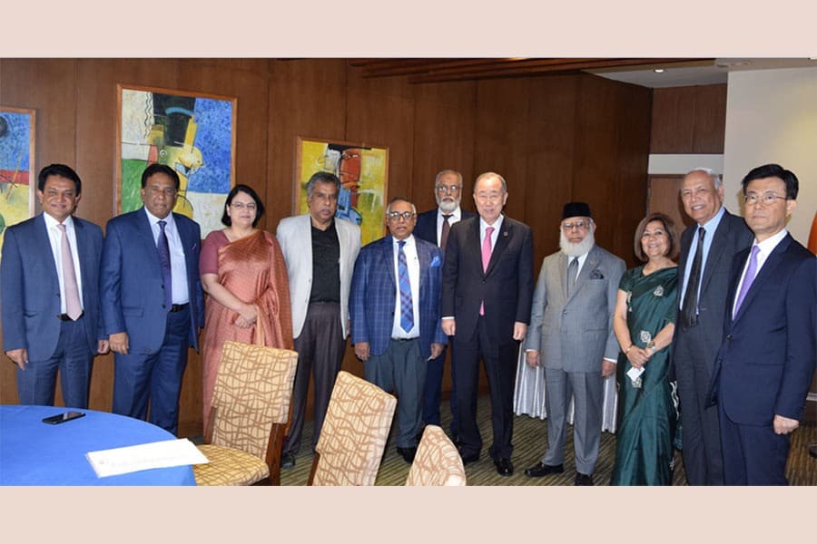 ICC Bangladesh delegation calls on former UN secretary-general