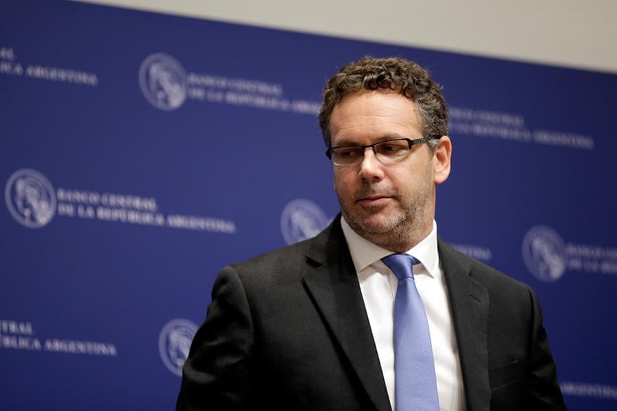 Argentine central bank chief Sandleris steps down