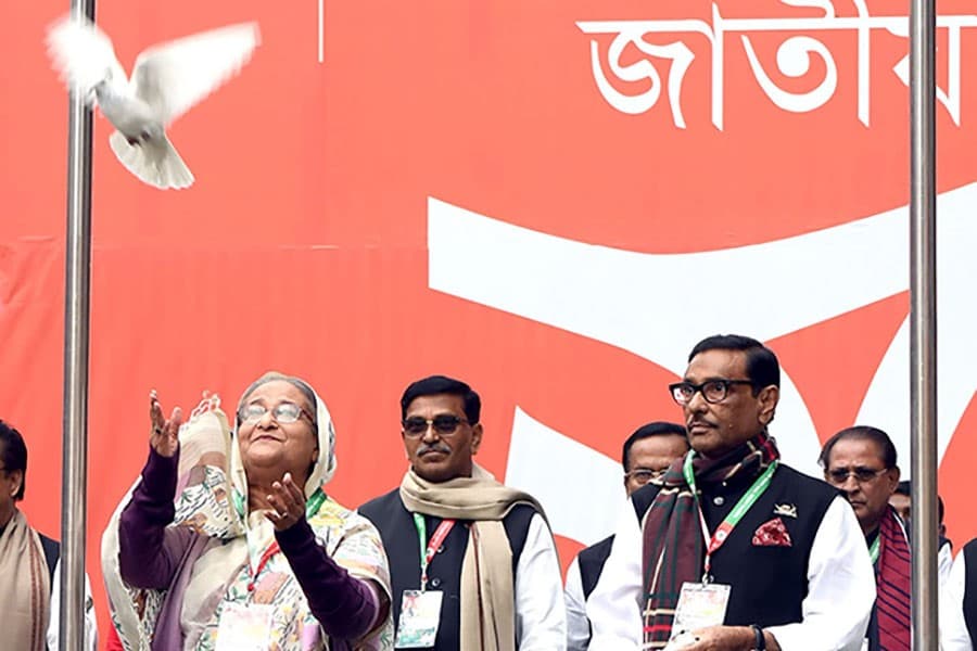 PM describes Awami League as largest, strongest party