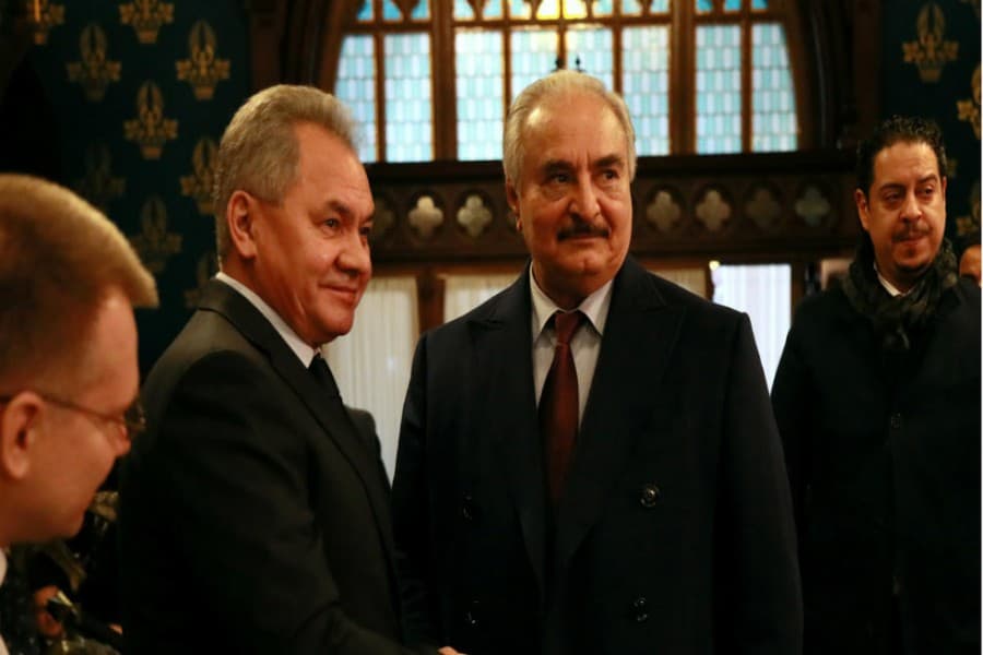 Russia says Libya’s Haftar left Moscow without signing ceasefire deal