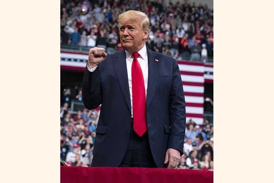 Trump emboldened by impeachment saga