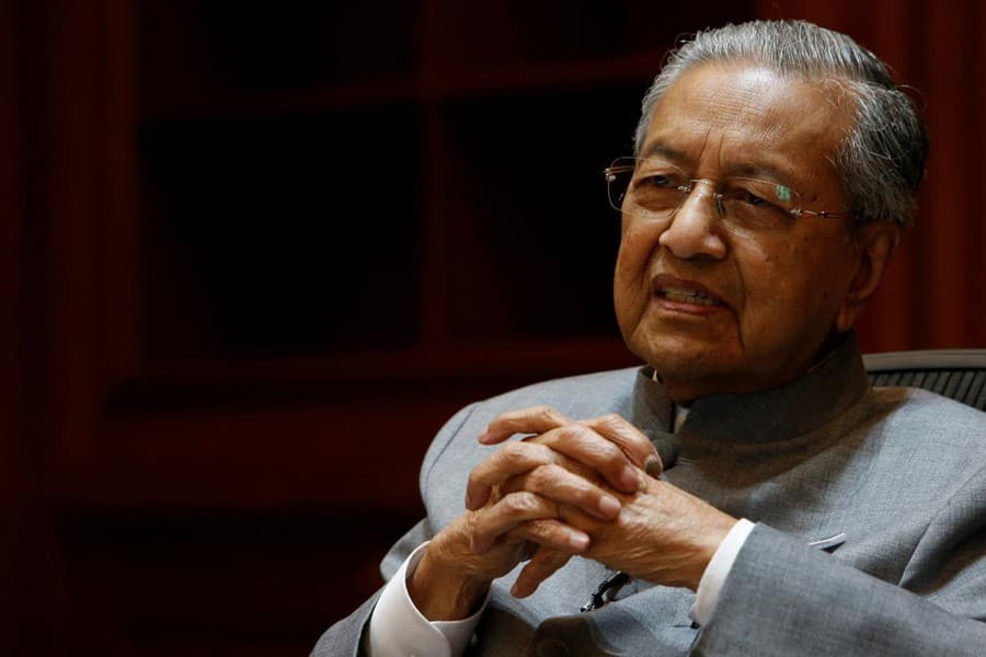 Malaysian PM Mahathir sends resignation letter to king