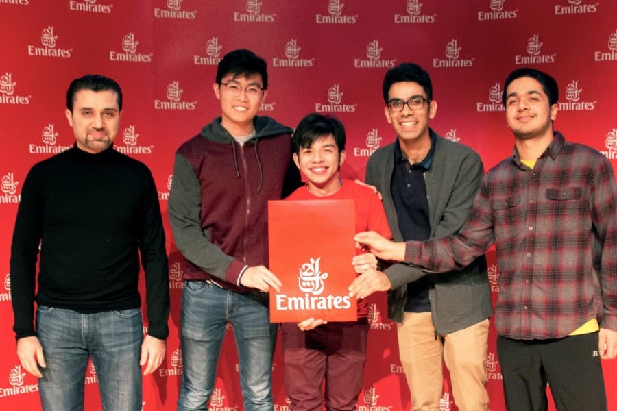 Emirates recognises extraordinary ideas from young talents‎