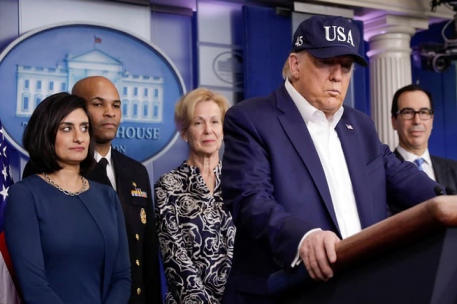 Trump tests negative for coronavirus, extends travel ban to Britain, Ireland