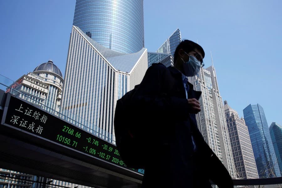 Asian shares fall on coronavirus drug, economic damage concerns