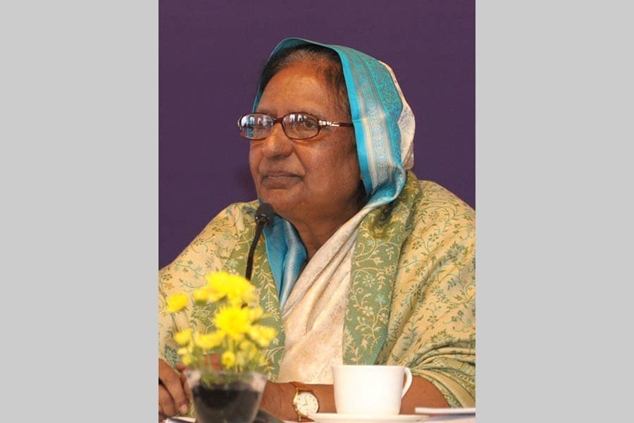 Former home minister Sahara Khatun dies