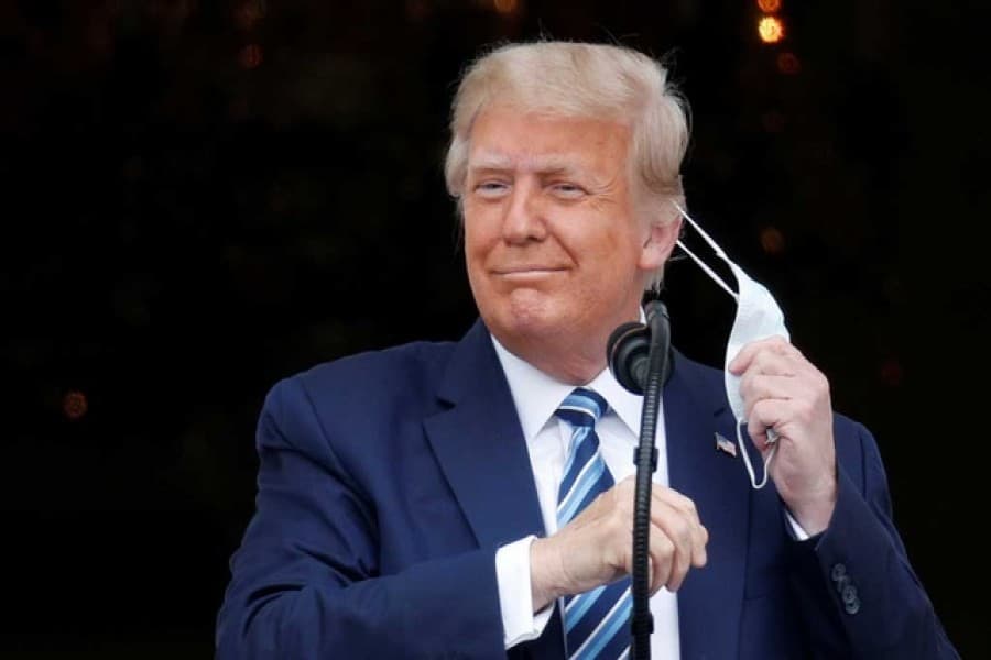 Trump attends first public event since testing positive for Covid-19