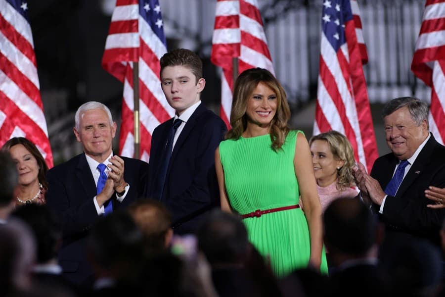 Melania Trump reveals 14-year-old son Barron also had Covid-19