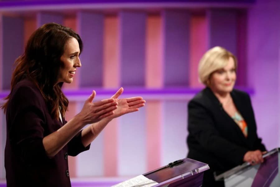 Ardern’s party holds big lead in New Zealand election initial returns