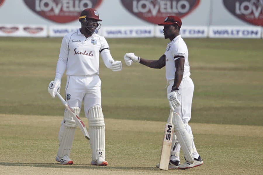 Mirpur Test: West Indies off to solid start against Bangladesh