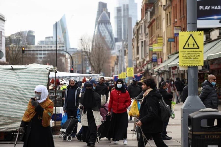 UK economy shrank by less than feared in January
