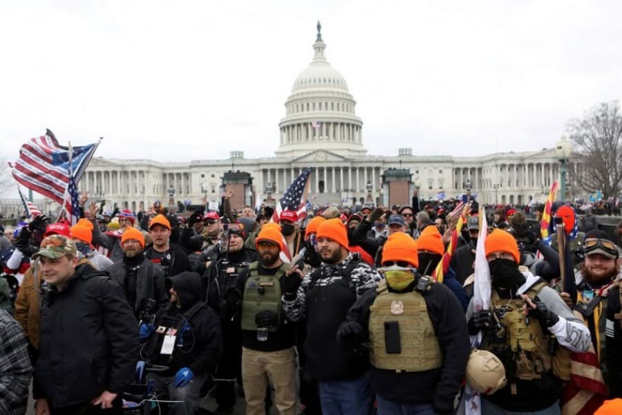 US charges Proud Boys with conspiracy in Capitol assault