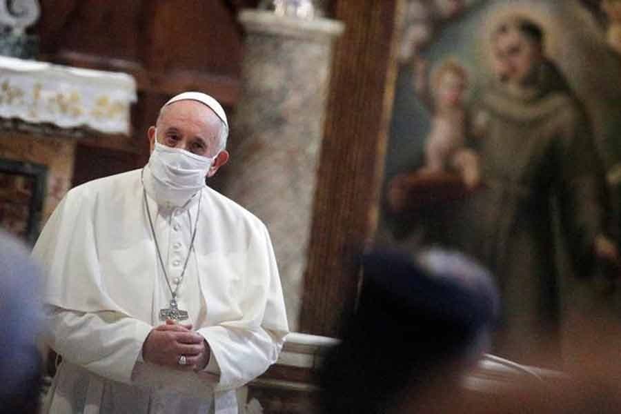 Pope describes military spending during pandemic as scandalous