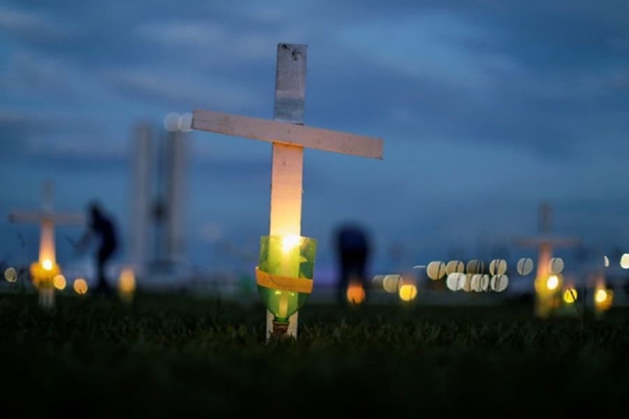 Brazil nears 400,000 COVID-19 deaths