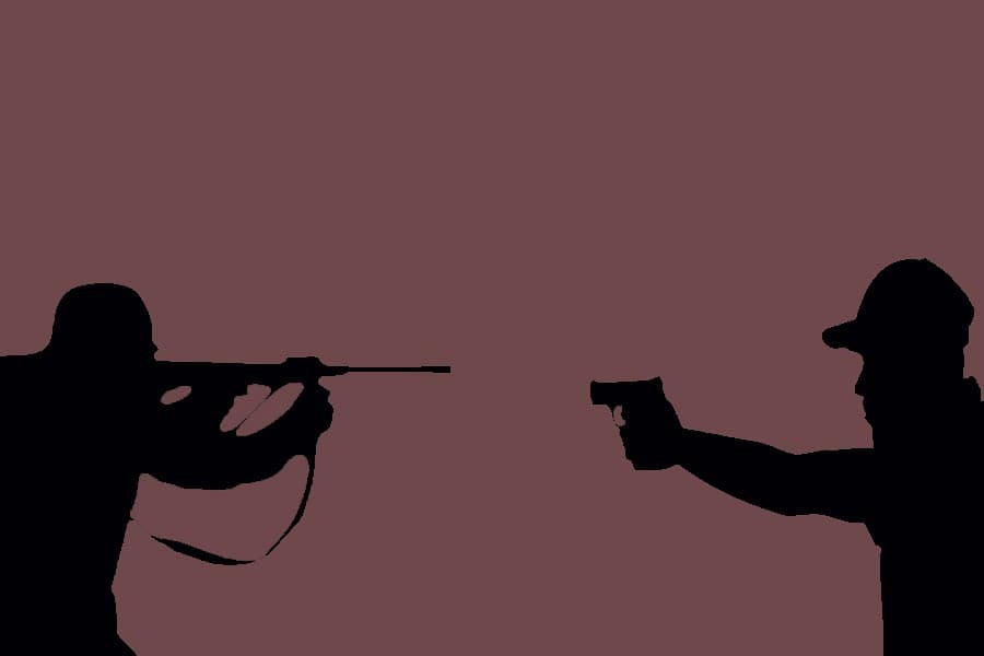 Two ‘muggers’ killed in city ‘gunfight’