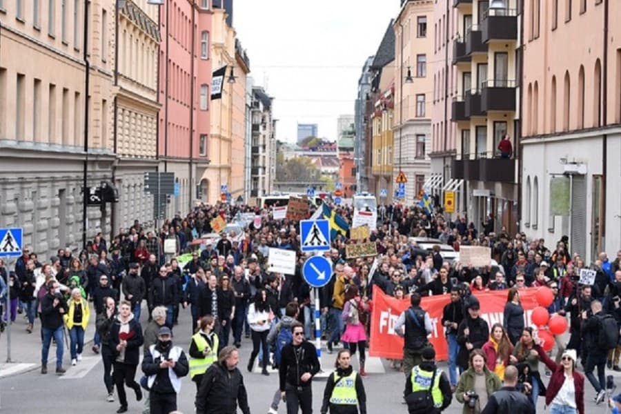 Sweden's third COVID wave ebbing fast as vaccines bite