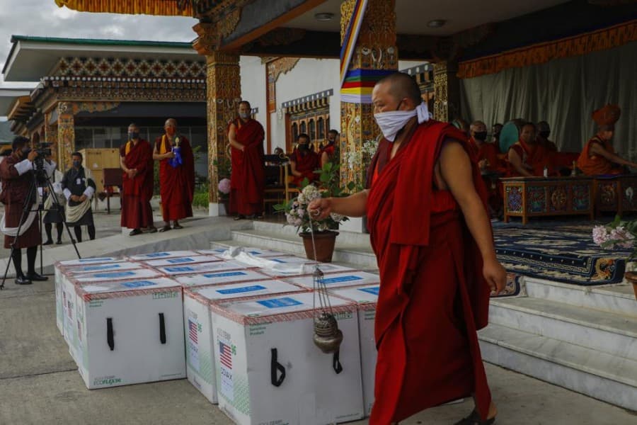 Bhutan fully vaccinates 90pc of adults within just seven days