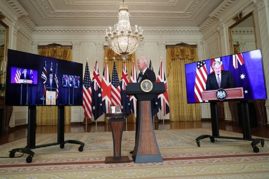 China fumes over US nuclear sub pact with Britain, Australia