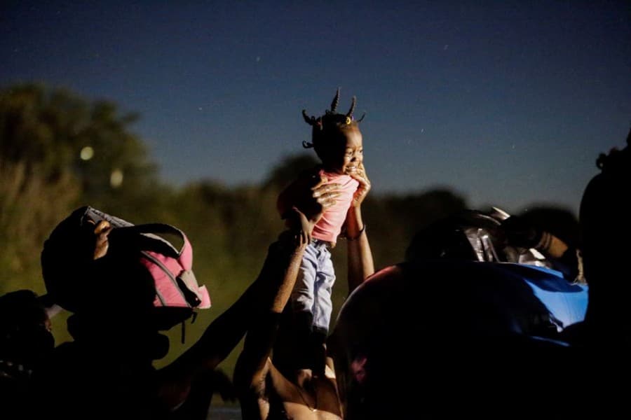 Mexican officials urge Haitians at US-Mexico border to give up and return to south