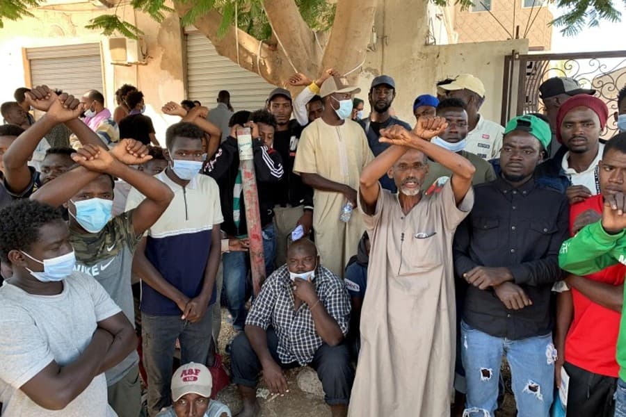 Refugees, migrants in their thousands plead for evacuation Libya