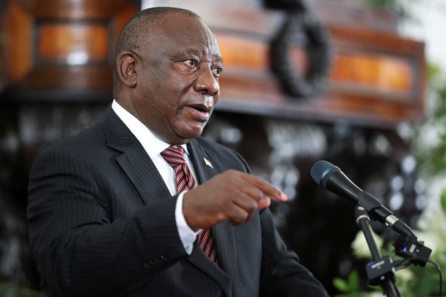 South Africa's Ramaphosa catches Covid-19
