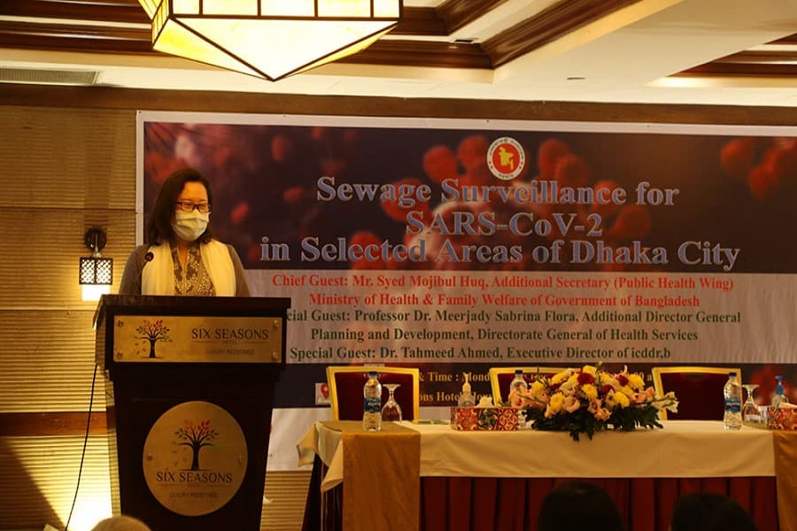 Dhaka’s sewage surveillance for SARS-CoV-2 offers an insight into community transmission and forecasting