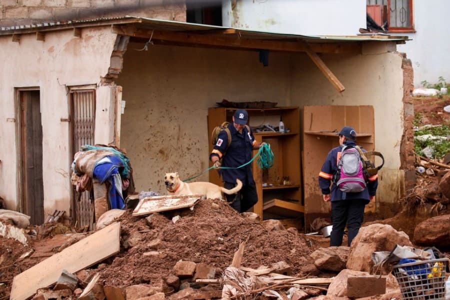 Military deployed in South Africa's flood-ravaged province