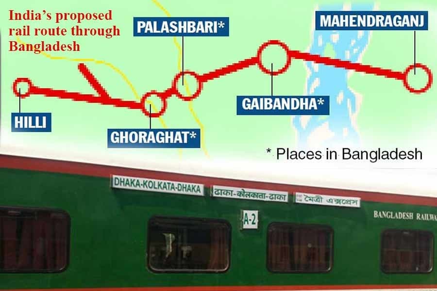 India plans rail route through Bangladesh to connect two states