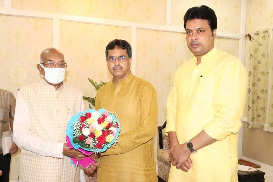 Manik Saha replaces Biplab Deb as chief minister of India’s Tripura